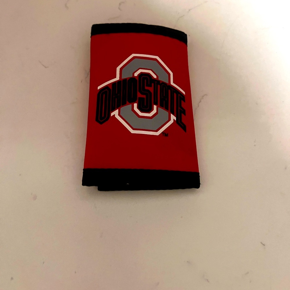Vintage Ohio state Velcro wallet